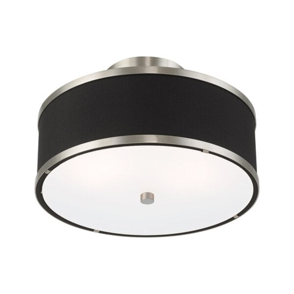 Park Ridge 2 Light Brushed Nickel Ceiling Mount