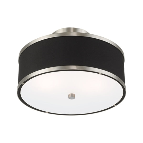 Park Ridge 2 Light Brushed Nickel Ceiling Mount