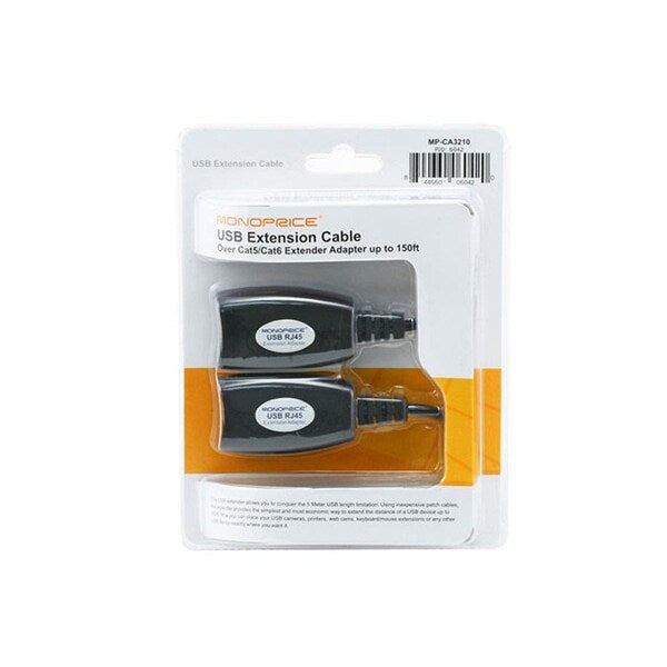 USB 1.0/1.1 Cable, up to 150ftL, Black