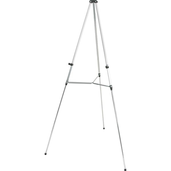 Portable Telescoping Display Easel, Silver