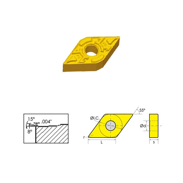 DNMG-433-DR Coated Carbide Insert