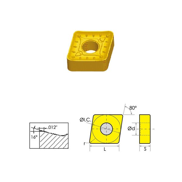 CNMG-643-DR Coated Carbide Insert
