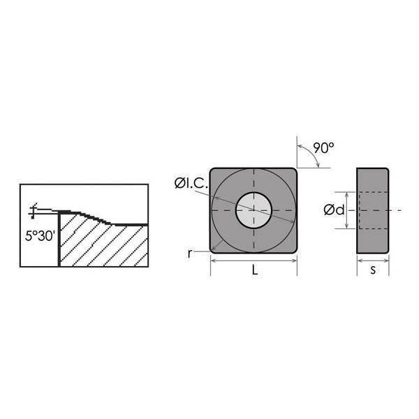 SNMG-433-EM Coated Carbide Insert