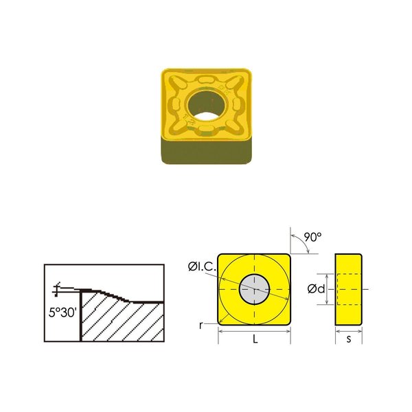 SNMG-644-DR Coated Carbide Insert