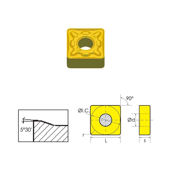 SNMG-543-DR Coated Carbide Insert