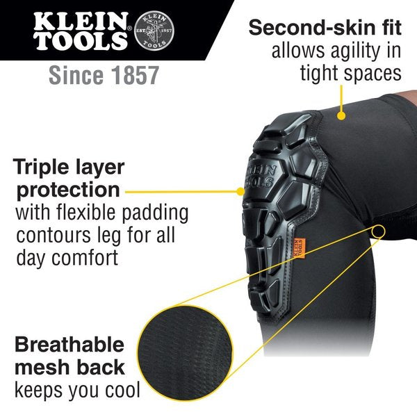 Heavy Duty Knee Pad Sleeves, L/XL