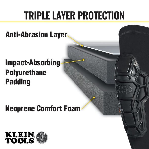 Heavy Duty Knee Pad Sleeves, L/XL