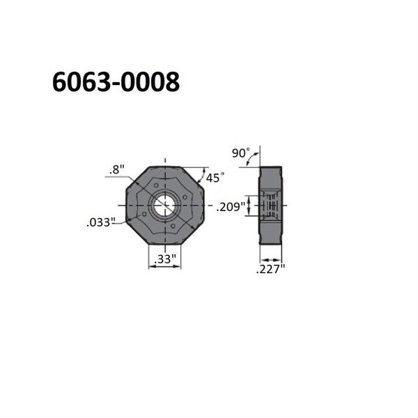ONHU08 T508-PM Coated Carbide Insert