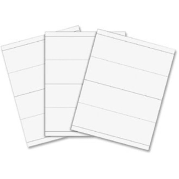 White Name Tent Cardstock, PK100