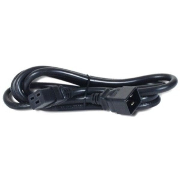 Power Cord, IEC 320 C20, SJT, 6.5 ft., 16A, 12/3