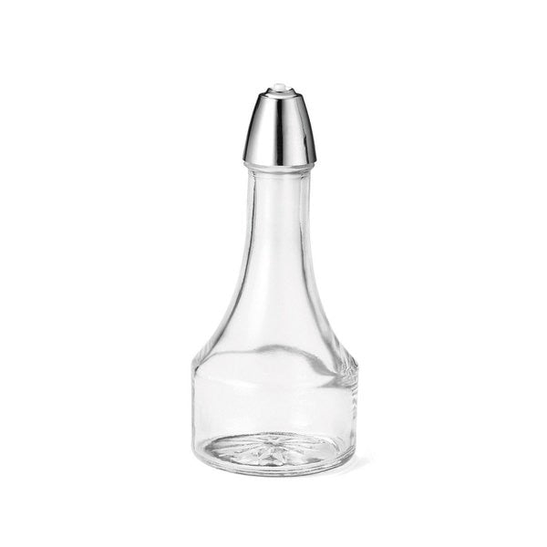 Oil/Vinegar Bottles, Chrome Top, 8 oz, PK12