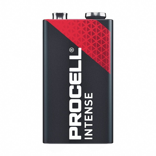 Procell Intense 9V Alkaline Battery, 9V DC, 12 Pack
