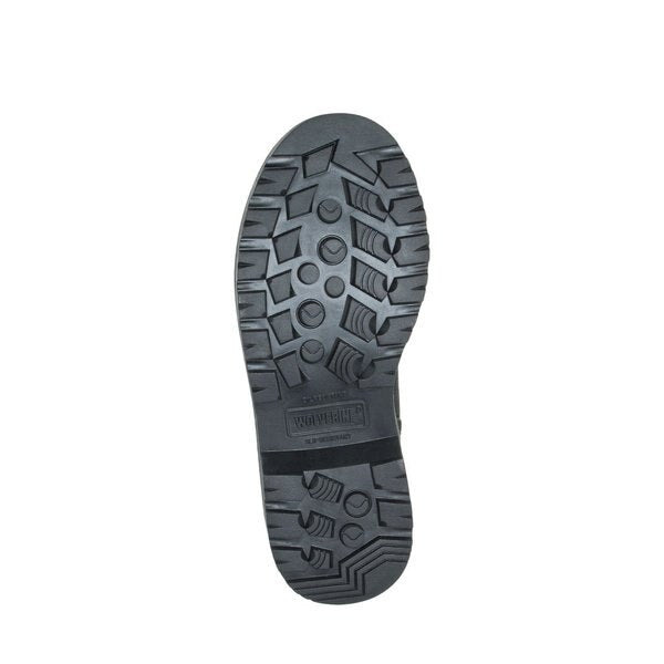 6-Inch Work Boot, W, 6 1/2, Black, PR