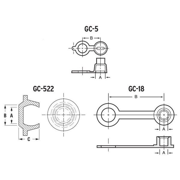 Grease Cap, Low Density Polyethylene 500 PK