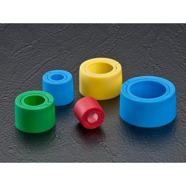 OPEN END THREAD PROTEC, Blue, Low Density Polyethylene 80 PK