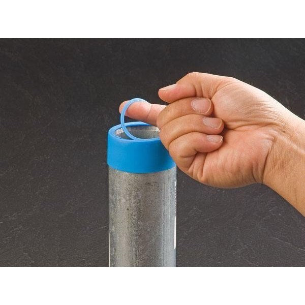 OPEN END THREAD PROTEC, Blue, Low-Density Polyethylene 40 PK