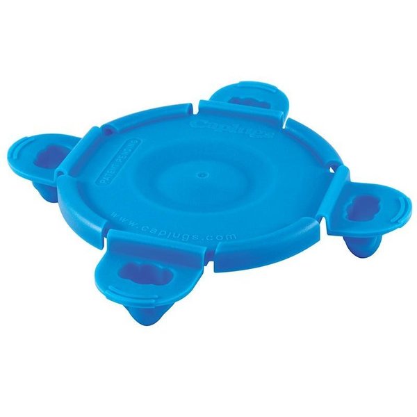 Toggle Lock FLG Protectors, Blue, Red, Low Density Polyethylene 40 PK