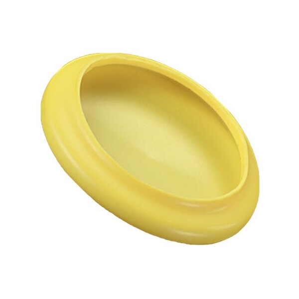 Vinyl Flange Cover, Yellow, Vinyl 200 PK