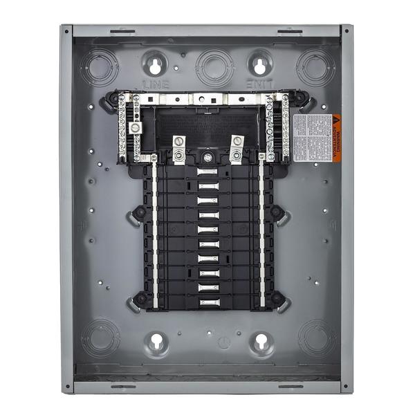 Load Center, 24 Spaces, 150 A Amps, 120/240V AC, QO Circuit Breaker Type