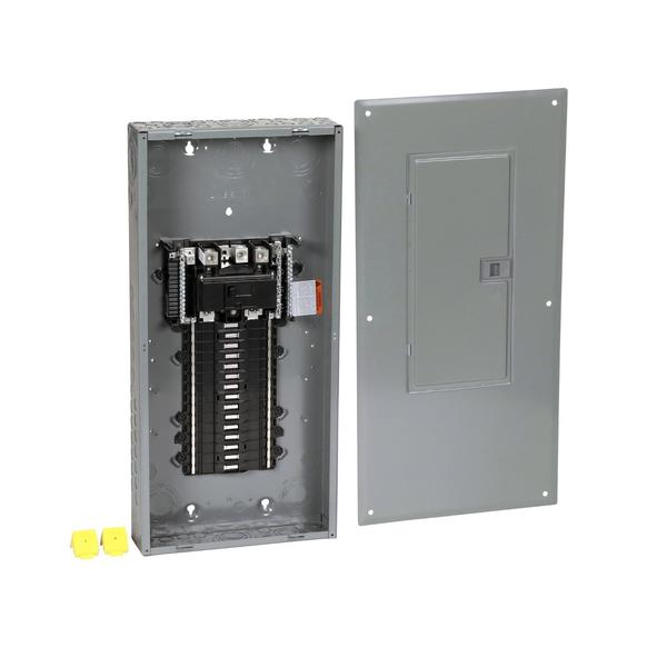 Load Center, 30 Spaces, 200 A Amps, 120/240V AC, QO Circuit Breaker Type
