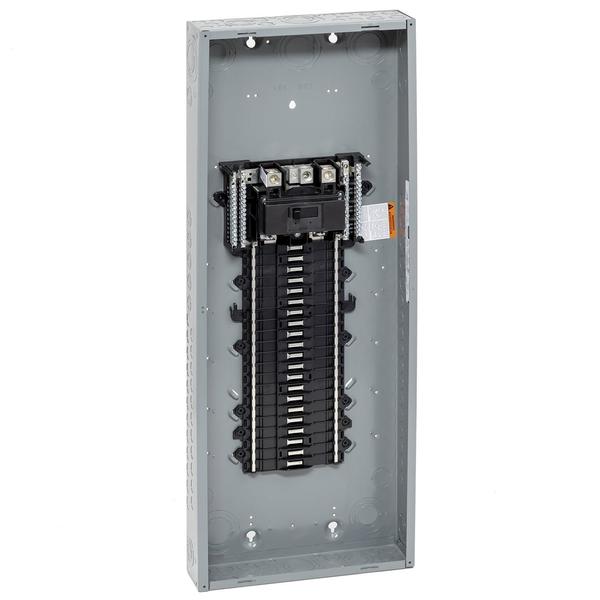 Load Center, 42 Spaces, 225 A Amps, 120/240V AC, QO Circuit Breaker Type