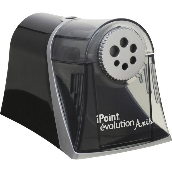 Pencil Sharpeners, iPoint Evolution Axis Multi Pencil Sharpener, Black