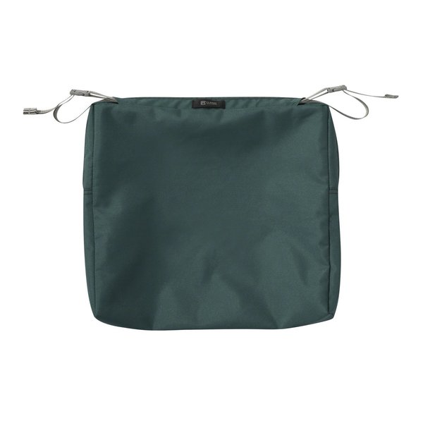 Ravenna Patio Cushion Slipcover, Mallard Green, 17
