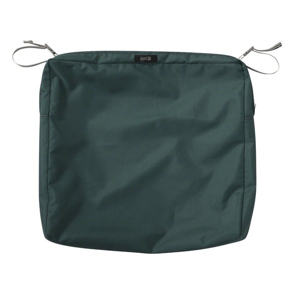 Ravenna Patio Cushion Slipcover, Mallard Green, 21
