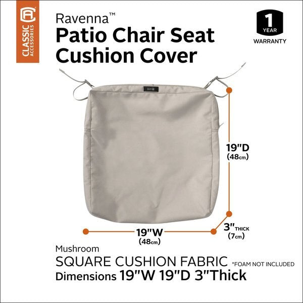 Ravenna Patio Cushion Slipcover, 19