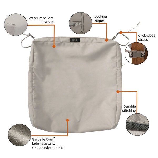 Ravenna Patio Cushion Slipcover, 21