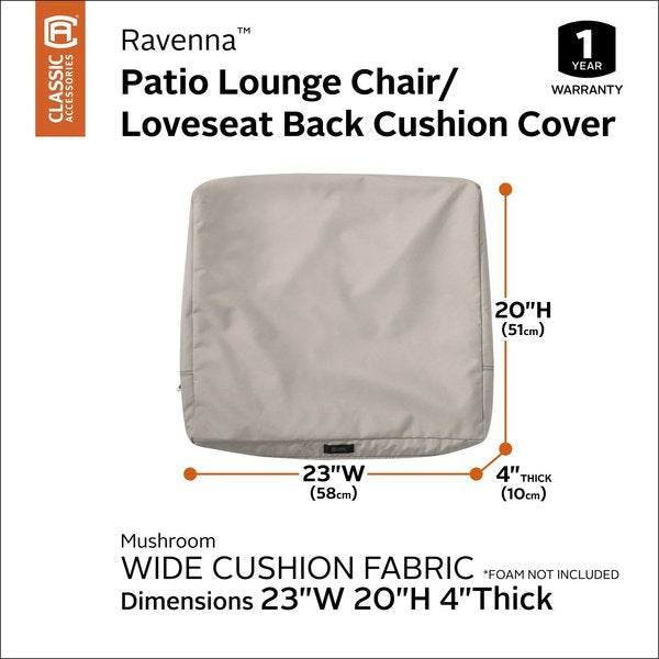 Ravenna Patio Cushion Slipcover, 23