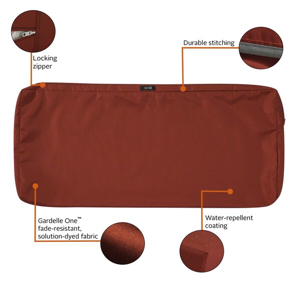 Ravenna Patio Cushion Slipcover, Spice, 42