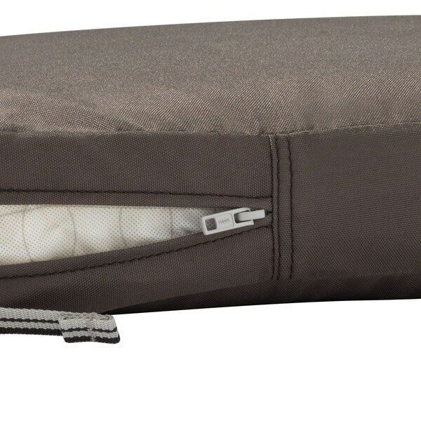 Ravenna Patio Cushion Slipcover, Dark Taupe, 21