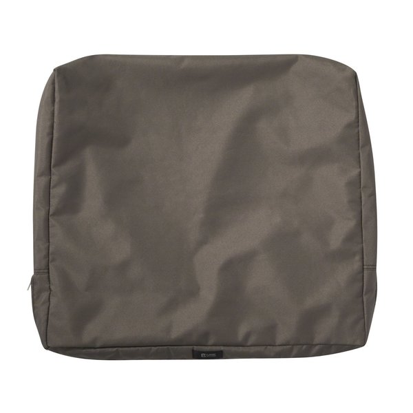 Ravenna Patio Cushion Slipcover, Dark Taupe, 23