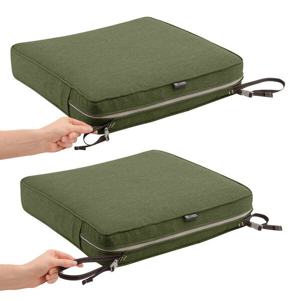 Montlake FadeSafe Chair Cushion Cover, Heather Fern