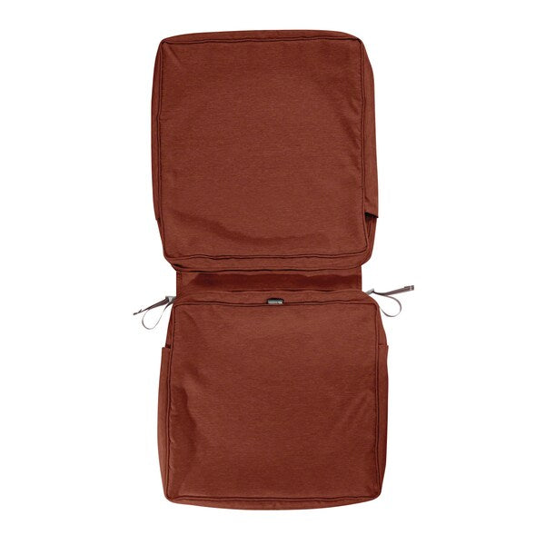 Montlake FadeSafe Chair Cushion Cover, Heather Henna, 44