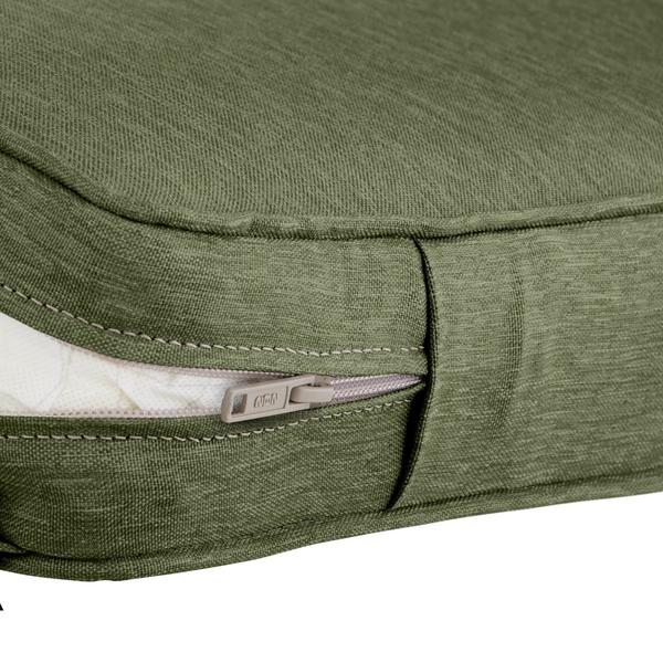 Montlake FadeSafe Chaise Lounge Cushion Slipcover, Heather Fern