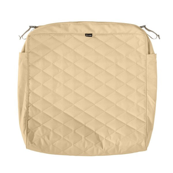 Montlake Quilted Cushion Slipcover, Chamomile, 25