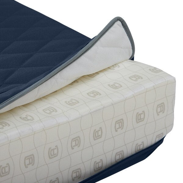 Montlake Quilted Cushion Slipcover, Navy, 21