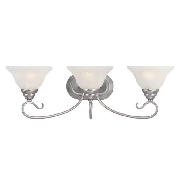 Coronado 3 Light Brushed Nickel Bath Van