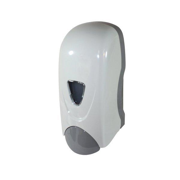 Soap Dispenser, Foam, Bottle, White/Gray