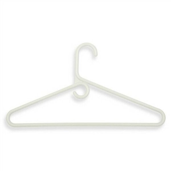 Heavyweight Hanger, White, Plastic, PK3