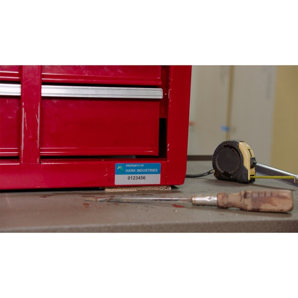 Durable Metallic Asset Tag Labels, PK240