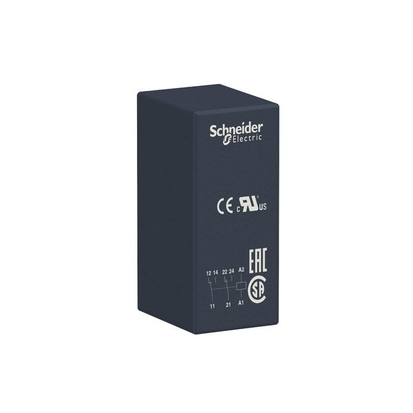 Plug-In Relay, 250VAC, 8A, Rsb + Options, 120V AC Coil Volts, 2 C/O