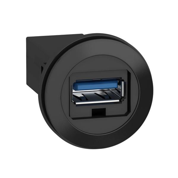 Plastic Usb 3.0 Type A Port, 22mm