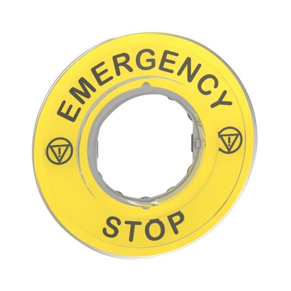 Marked Legend, 60 mm For Emergncy Stp, PK5