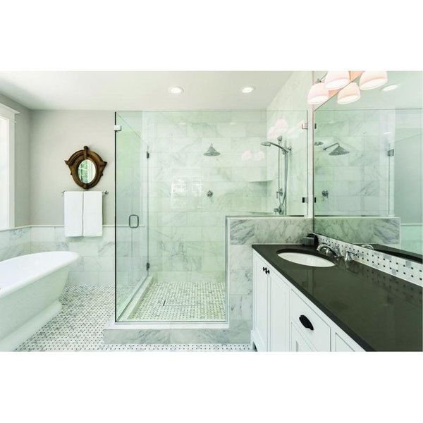 Designlineâ¢ 28 in. Linear Shower Drain Tile-in Grate in Stainless Steel