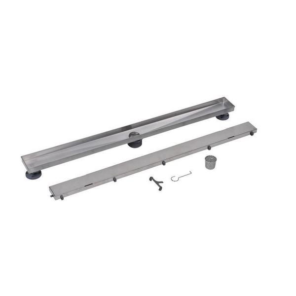Designlineâ¢ 36 in. Stainless Steel Linear Shower Drain Tile-in Grate