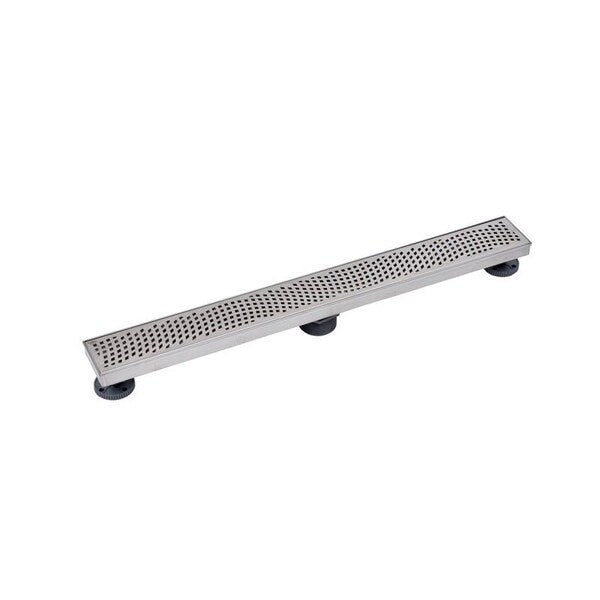 Designlineâ¢ 28 in. Stainless Steel Linear Shower Drain Wave Grate