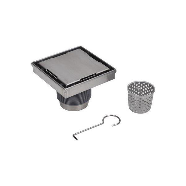 Designlineâ¢ 4 in. x 4 in. Square Drain Tile-in Grate